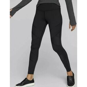 Athleta Womens Sophia Street Tight Petite‎ Size Medium Black Moto Performance